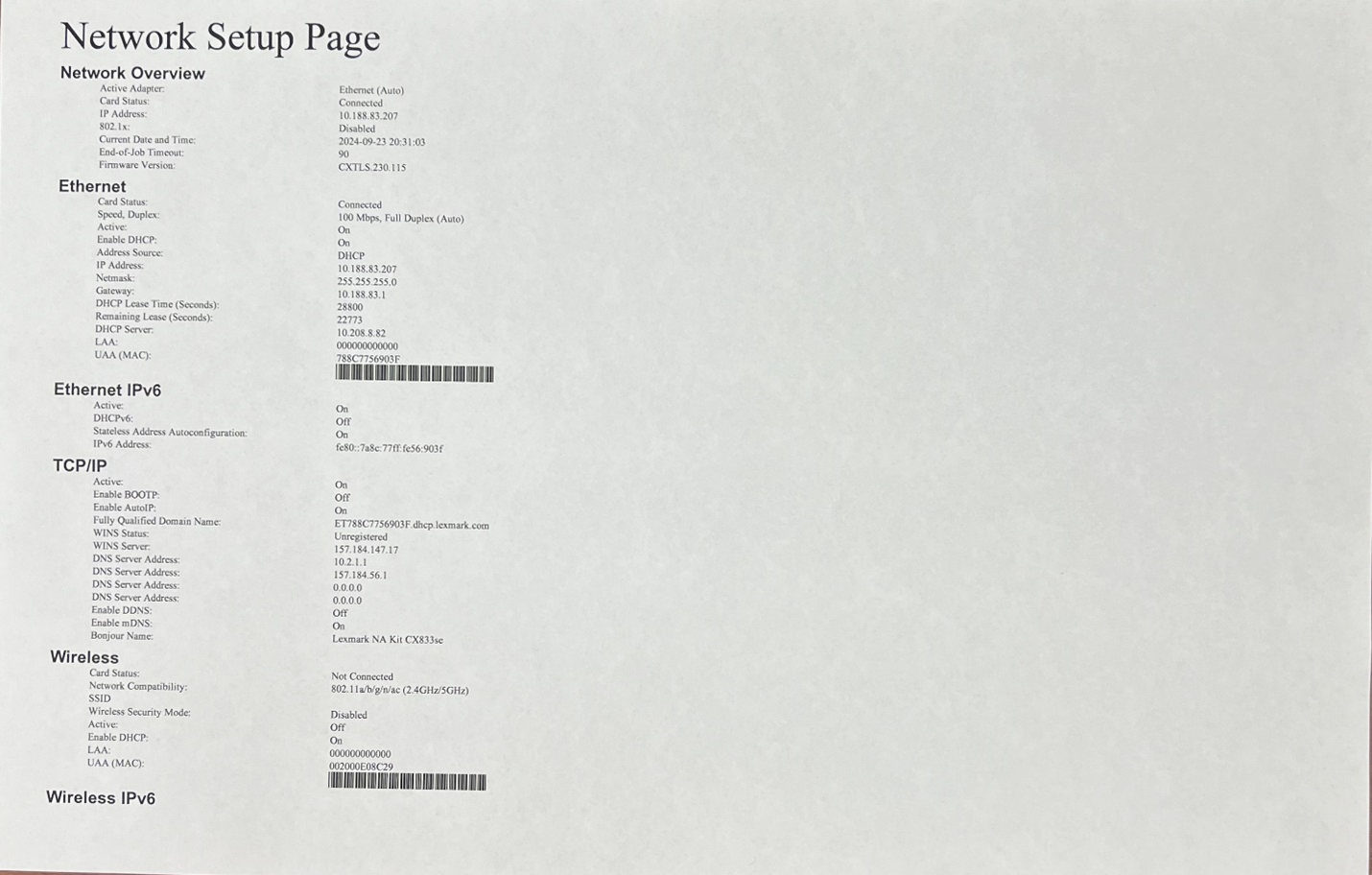 Printed output is not centered, scaled down, or rotated on A3 or