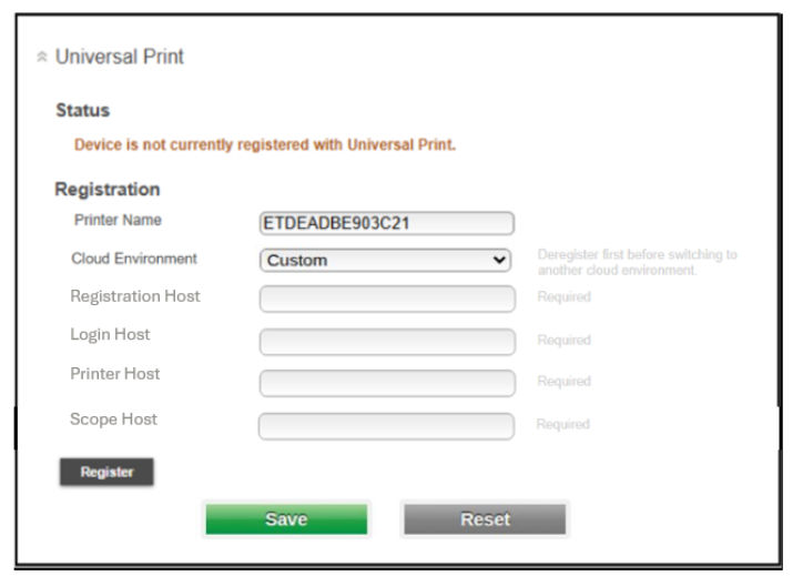Setting up Universal Print for Windows | Lexmark XM1145